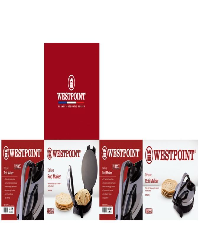 Westpoint WF6516 Deluxe Roti Maker With Timer 10 Inch - view 3